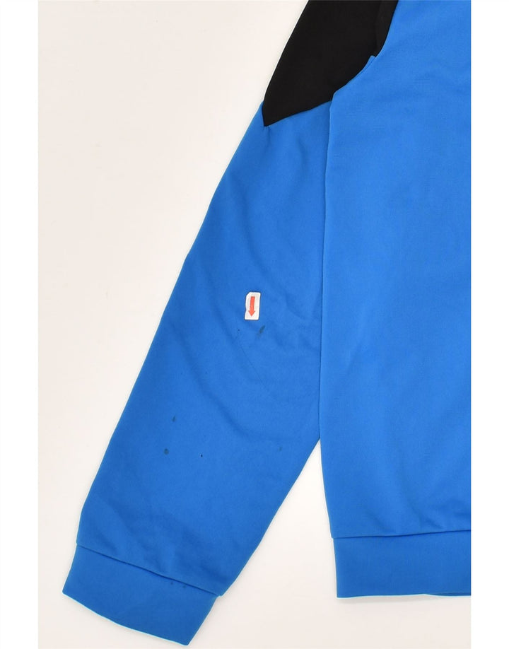 PUMA Boys Graphic Tracksuit Top Jacket 11-12 Years Blue Colourblock | Vintage Puma | Thrift | Second-Hand Puma | Used Clothing | Messina Hembry 