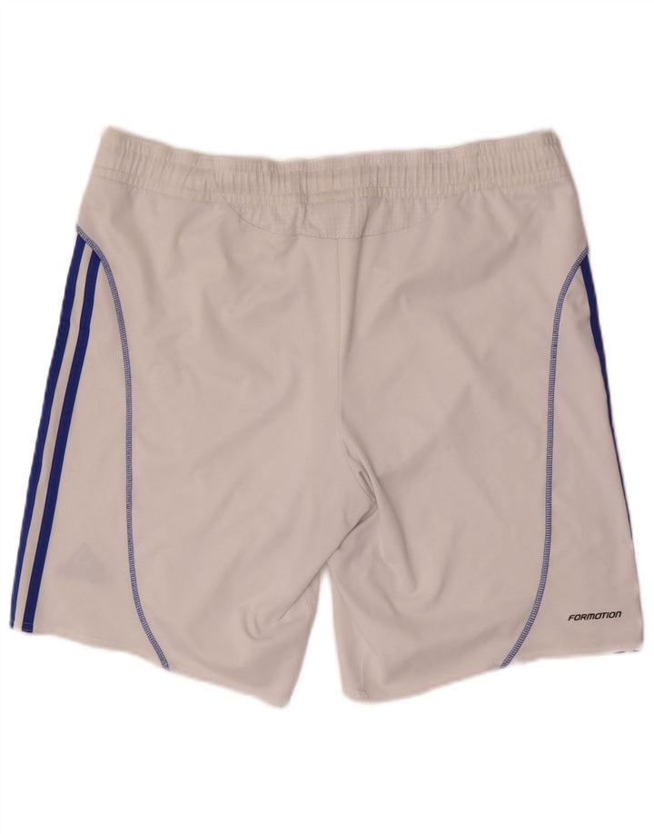 Αθλητικό σορτς Adidas Mens Clima 365 από μεσαίο λευκό πολυεστέρα