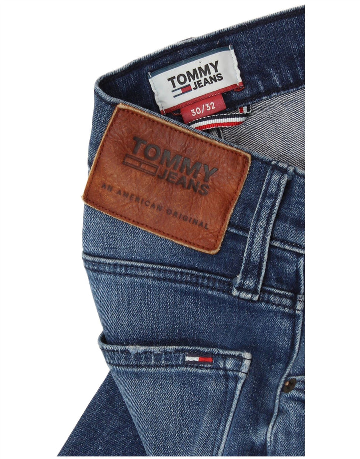 TOMMY HILFIGER Ανδρικό τζιν ίσιο W30 L32 Μπλε βαμβακερό