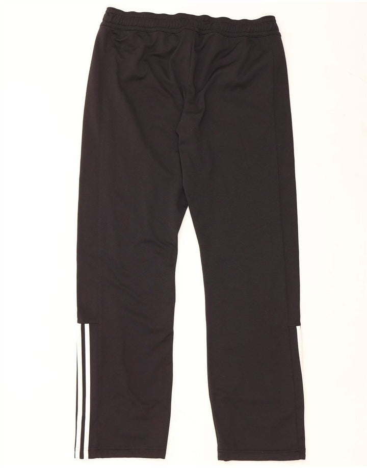 Γυναικεία φόρμα ADIDAS Παντελόνι UK 12/14 Μεσαίο Μαύρο Πολυεστέρας