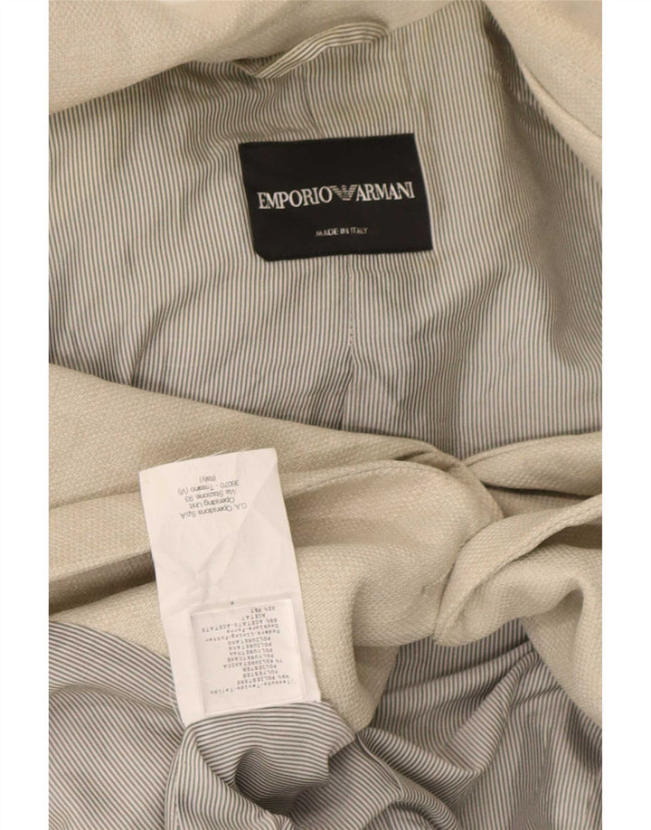 Emporio Armani Γυναικείο τζάκετ με 2 κουμπιά μπλέιζερ IT 40 Small Grey Polyester