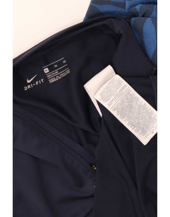 Nike Boys Dri Fit πουλόβερ φόρμα φόρμας 13-14 ετών XL Navy Blue