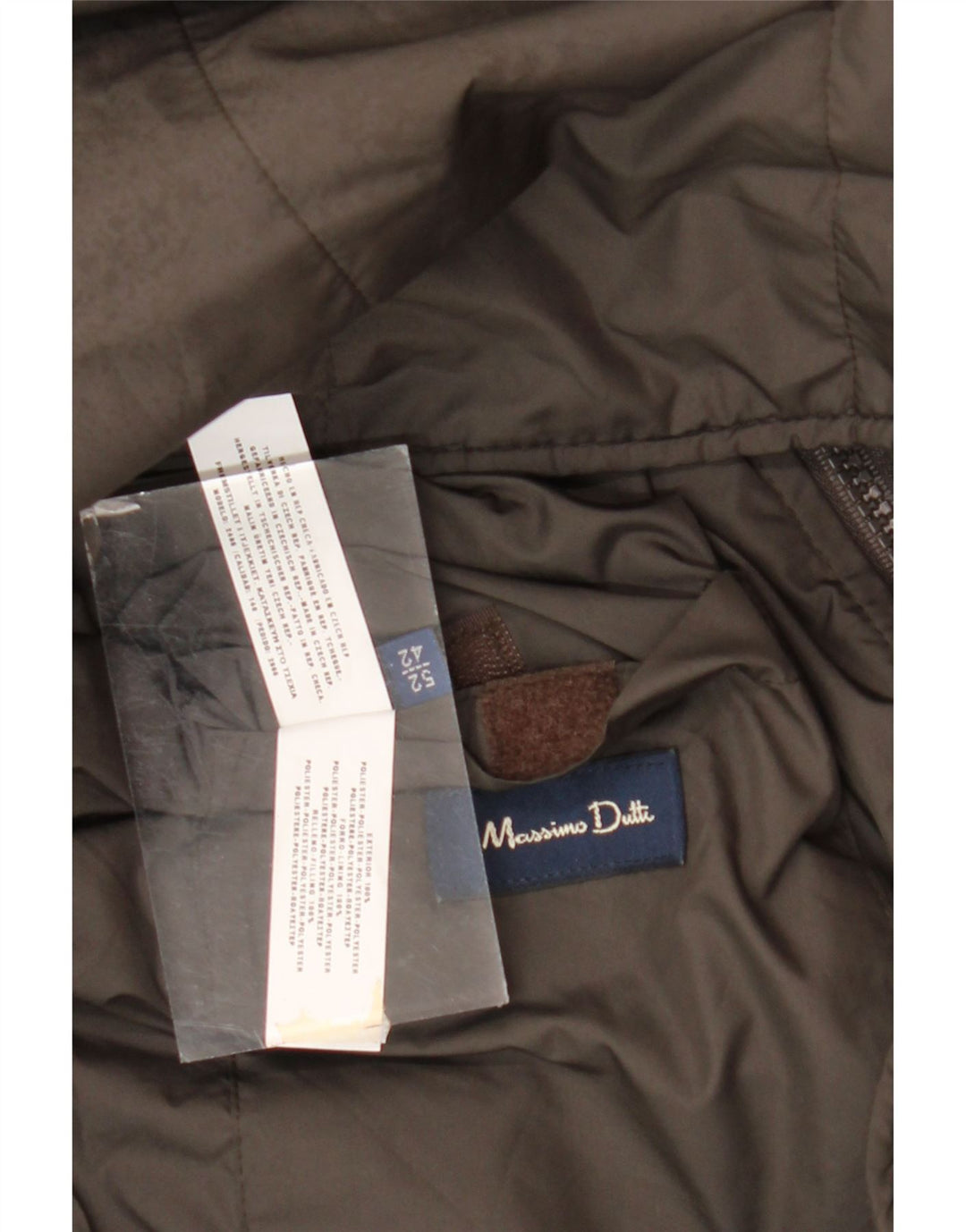 Massimo Dutti Ανδρική επένδυση Gilet EU 52 Large Grey Polyester