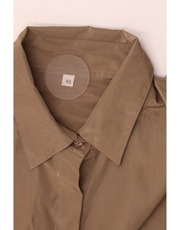 Vintage Γυναικείο πουκάμισο Oversized Μπλούζα EU 46 XL Χακί