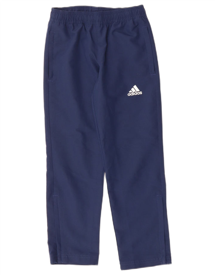 Παντελόνι αθλητικής φόρμας ADIDAS Boys Aeroready 7-8 ετών Navy Blue Polyester