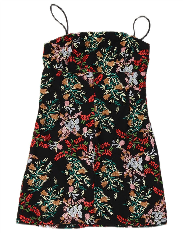 PINS AND NEEDLES Γυναικείο Slip Dress UK 8 Small Black Floral