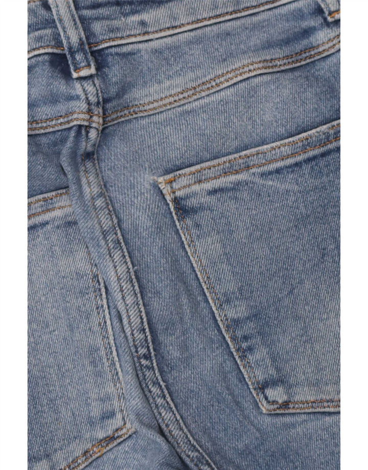 Zara Womens Distressed Slim Jeans EU 38 Small W28 L26 Blue