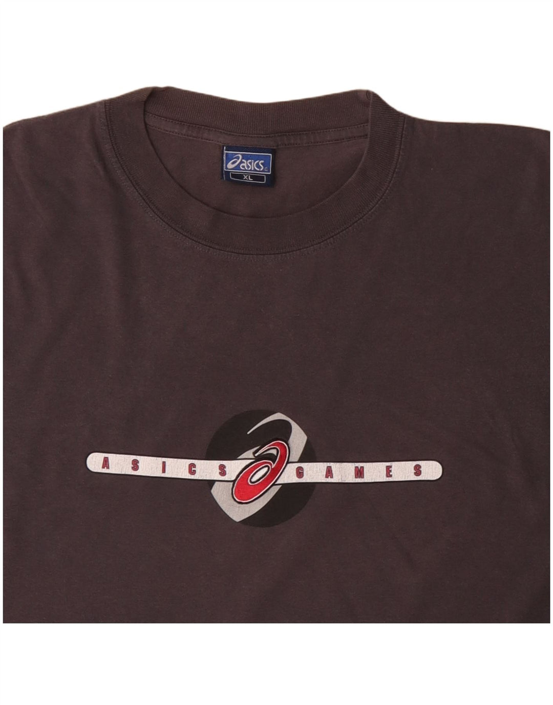 Ανδρικό γραφικό μπλουζάκι Asics Top XL Γκρι βαμβακερό