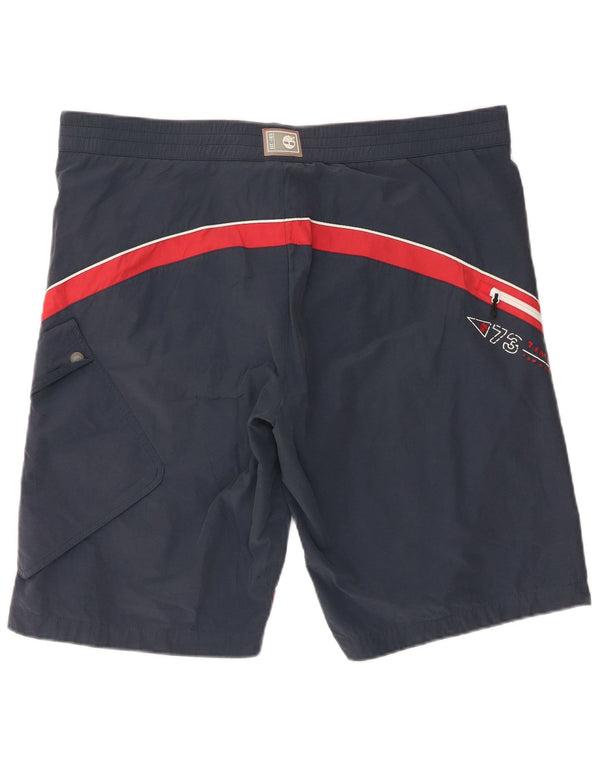 Ανδρικό σορτς Timberland Graphic Cargo XL W40 Navy Blue Colorblock Βαμβακερό