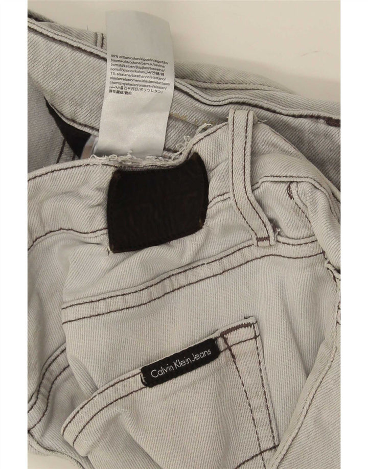 Calvin Klein Ανδρικό Slim Jeans W36 L32 Γκρι βαμβακερό