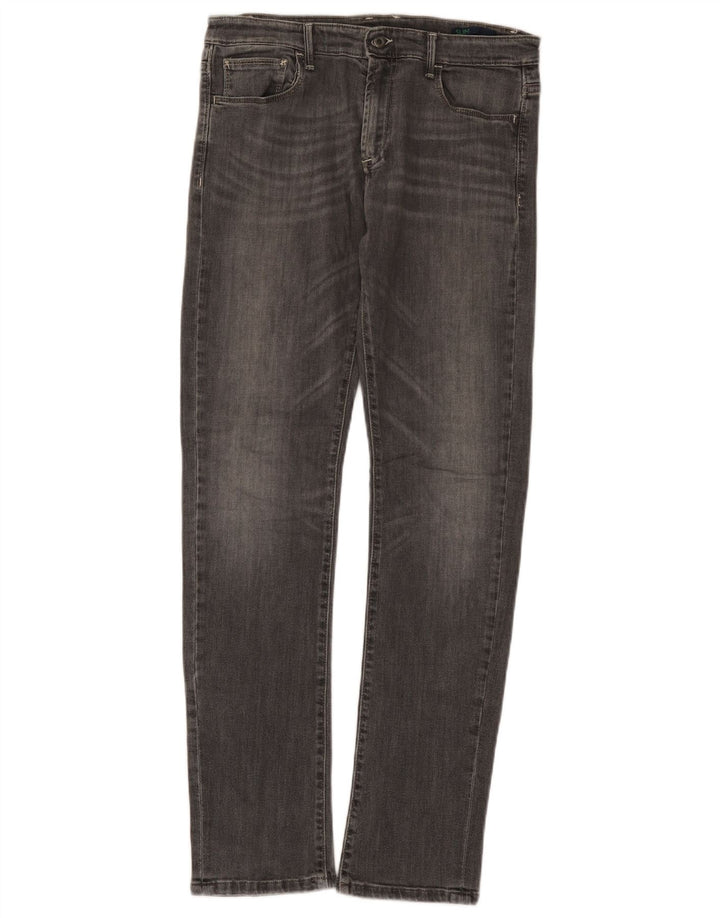 Benetton Γυναικείο Slim Jeans W31 L31 Γκρι βαμβακερό