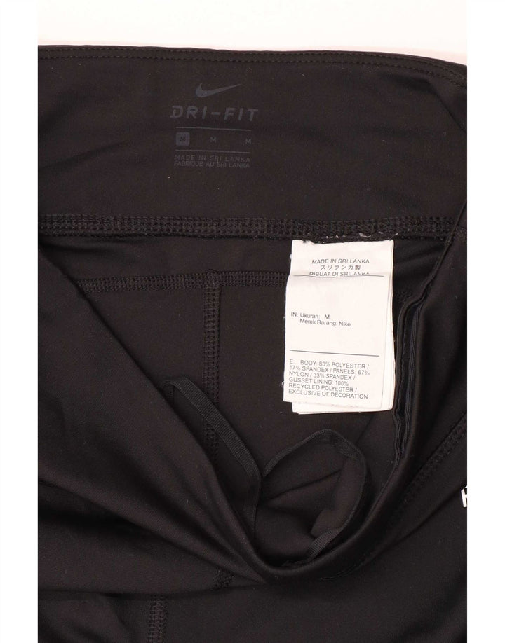 Γυναικεία κολάν Nike Dri Fit Graphic UK 12 Medium Black Polyester