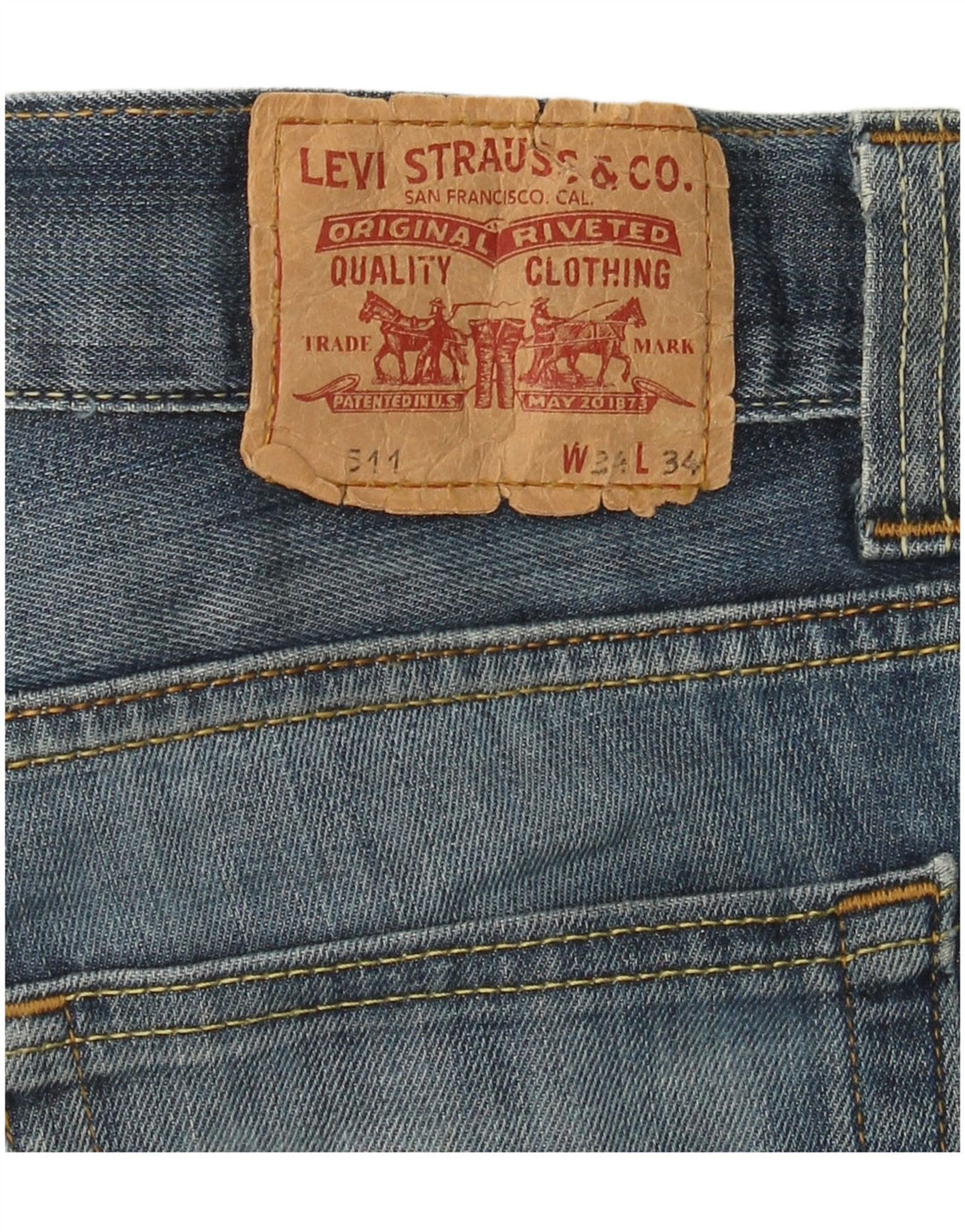 LEVI'S Ανδρικό 511 Slim Jeans W34 L26 Blue