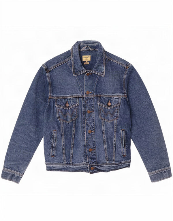 Ανδρικό τζιν μπουφάν Wrangler Casual Fit UK 40 Large Blue