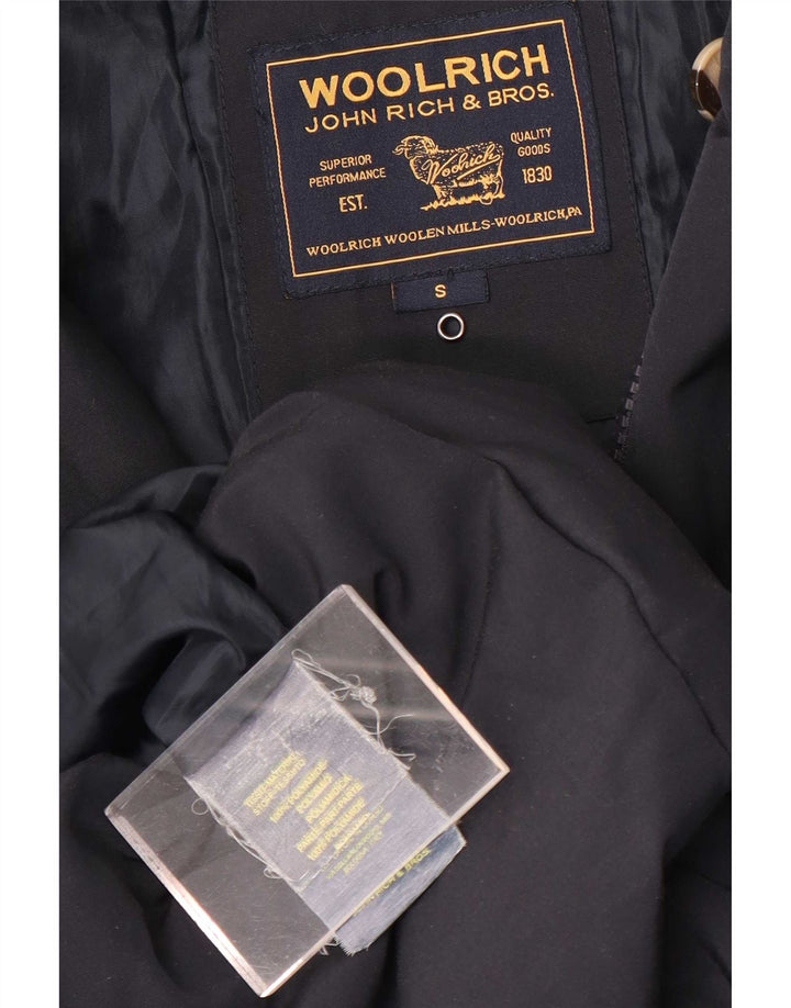 Woolrich Γυναικείο παλτό UK 10 Small Navy Blue Polyamide