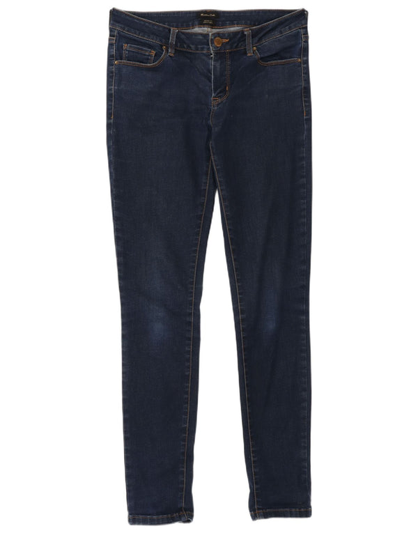 Massimo Dutti Γυναικεία Skinny Jeans EU 38 Small W28 L30 Navy Blue Cotton