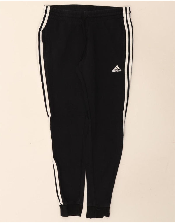 Adidas Γυναικεία φόρμα παντελόνι Joggers UK 12/14 Μεσαίο μαύρο βαμβακερό