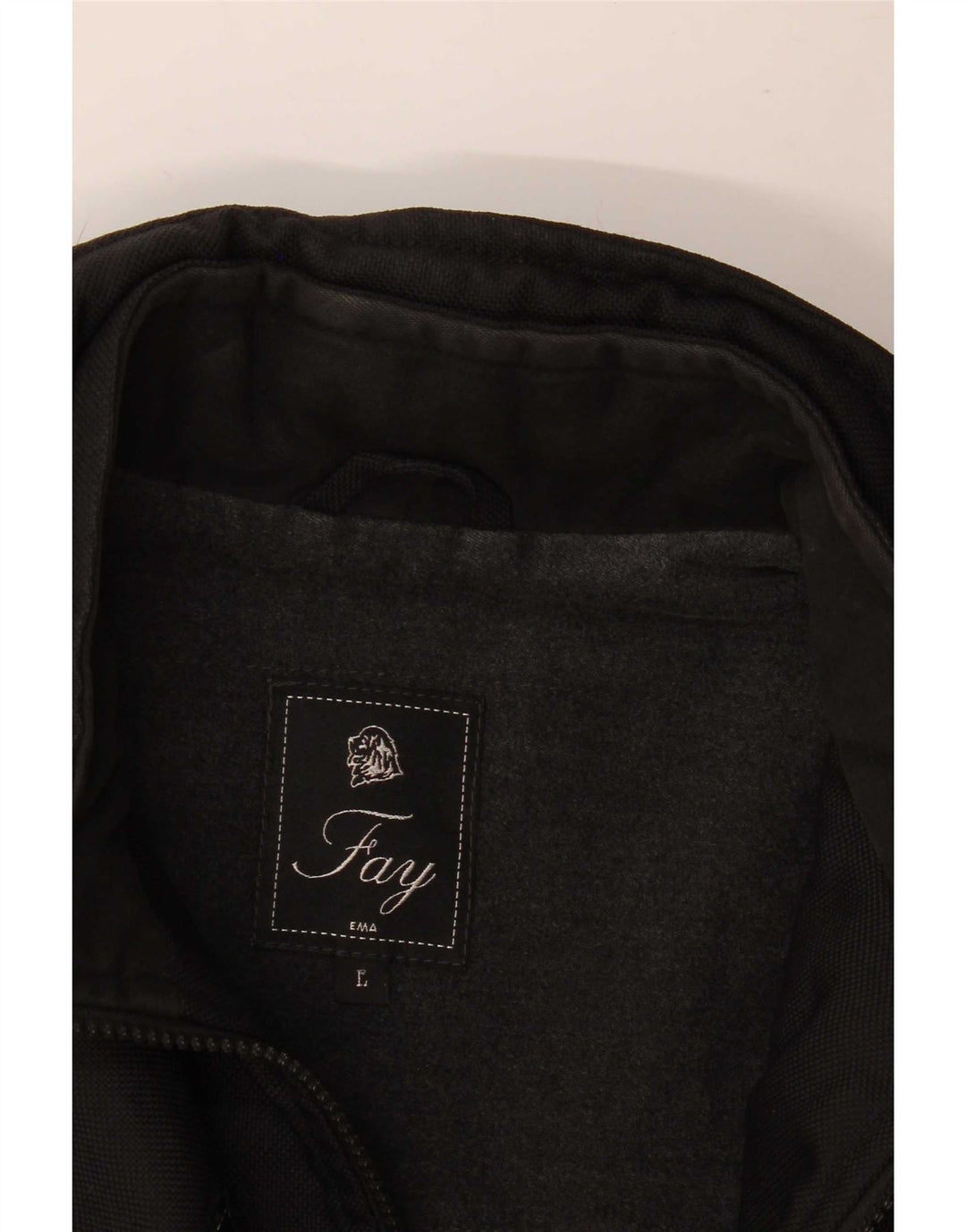 Fay Γυναικείο Παλτό UK 16 Large Μαύρο