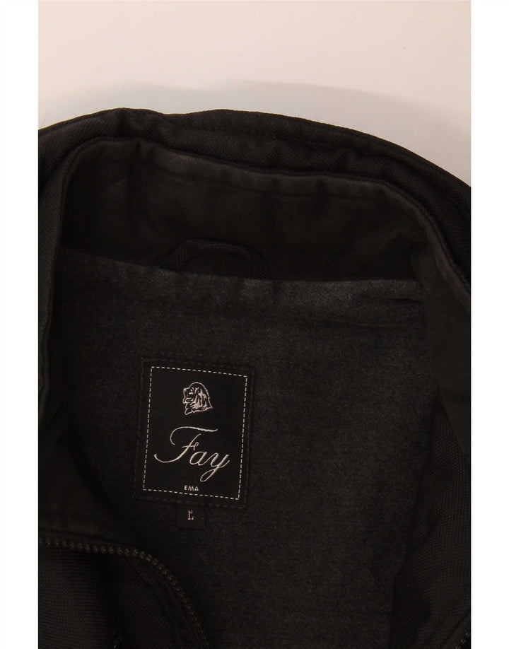 Fay Γυναικείο Παλτό UK 16 Large Μαύρο