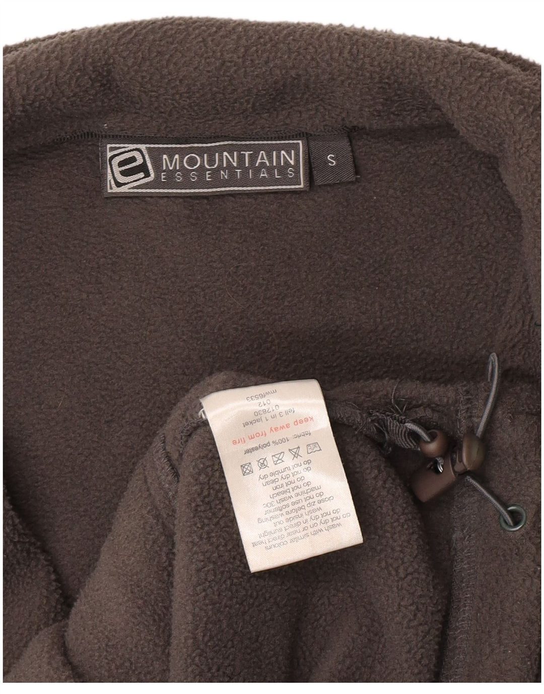 Mountain Essentials Ανδρικό Fleece Jacket UK 36 Small Grey Polyester