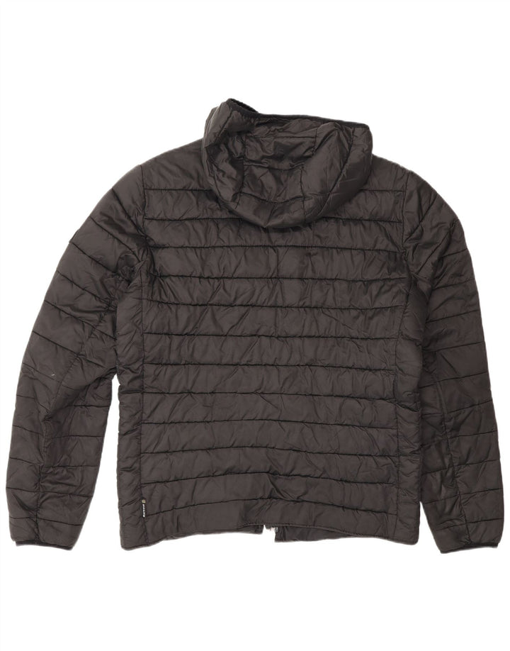 Ανδρικό μπουφάν με κουκούλα Barbour UK 40 μεγάλο μαύρο πολυεστέρα