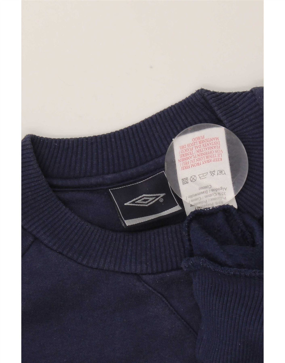 Φούτερ Umbro Boys Jumper 12-13 Years XL Navy Blue Polyester