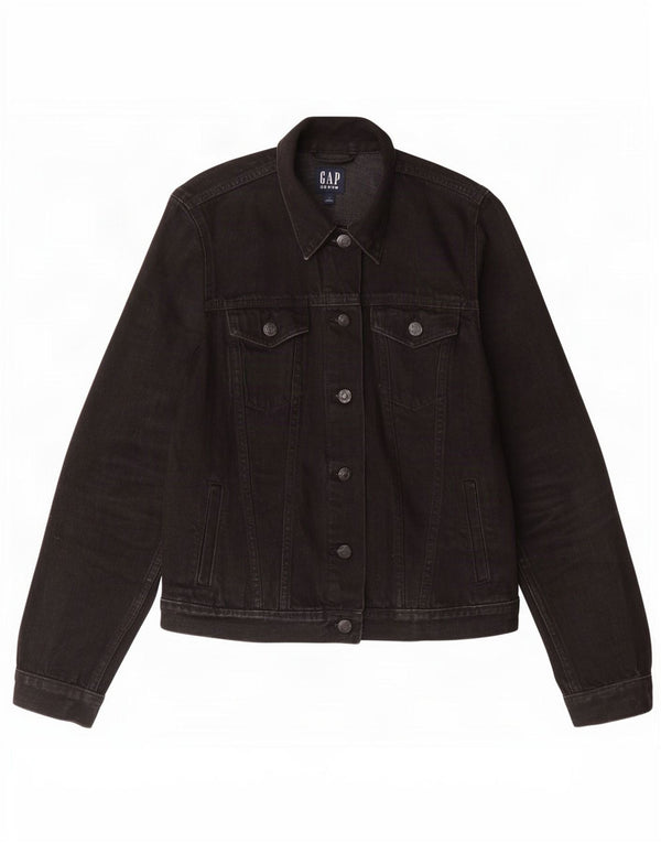 Gap Γυναικείο Τζιν Μπουφάν UK 6 XS Μαύρο Βαμβακερό