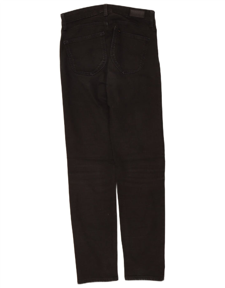 Lee Γυναικείο Straight Jeans W26 L28 Μαύρο