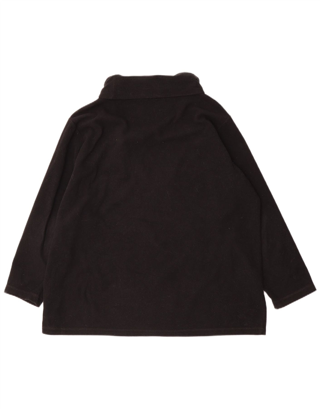 Marks & Spencer Γυναικείο υπερμεγέθη Fleece Jumper UK 18 XL μαύρο πολυεστέρα