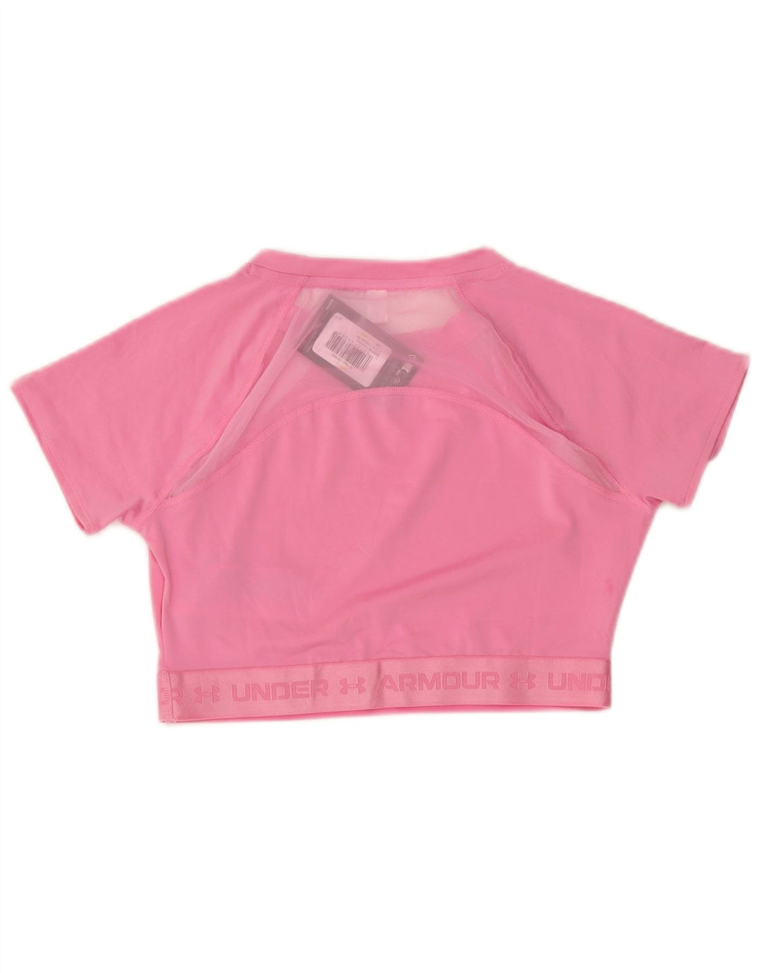 Under Armour Γυναικείο T-Shirt γραφικό Crop Top 12 μεσαίου ροζ πολυεστέρα