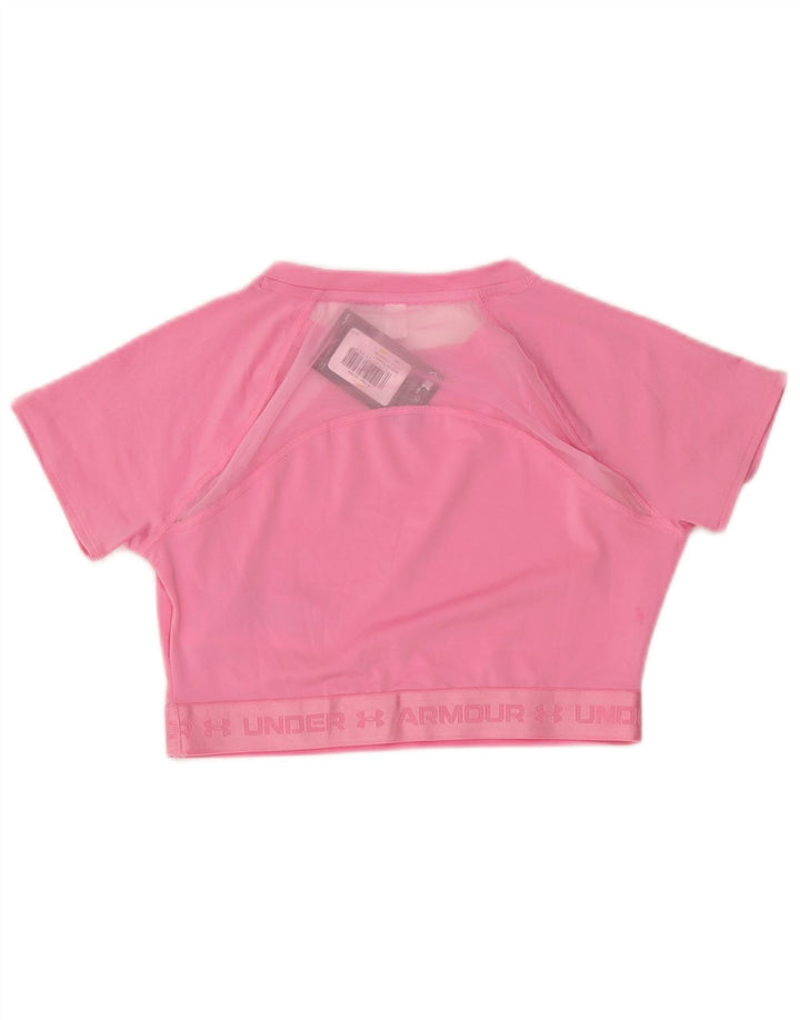 Under Armour Γυναικείο T-Shirt γραφικό Crop Top 12 μεσαίου ροζ πολυεστέρα