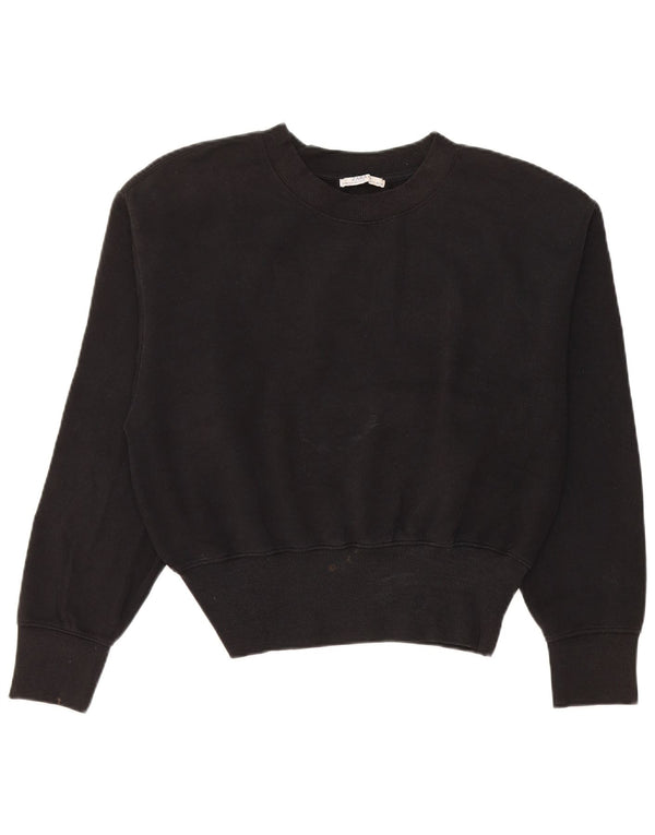 Zara Γυναικεία Φούτερ Jumper UK 16 Large Μαύρο