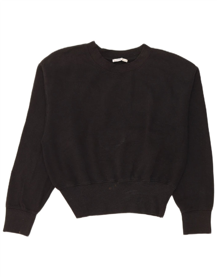 Zara Γυναικεία Φούτερ Jumper UK 16 Large Μαύρο