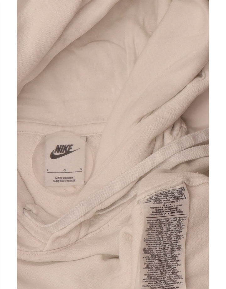 Ανδρικό φούτερ Nike, μεγάλο λευκό βαμβακερό