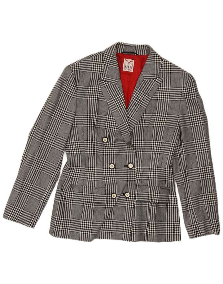 Γυναικείο σακάκι σακάκι με διπλό στήθος Mondi EU 38 Medium Grey Houndstooth