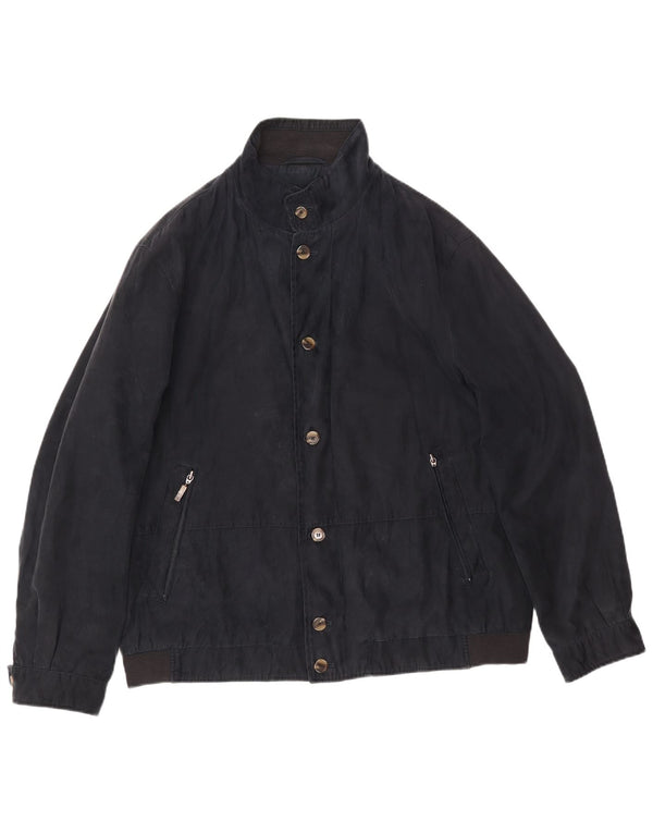 Bugatti Mens Bomber Jacket UK 42 XL Navy Blue