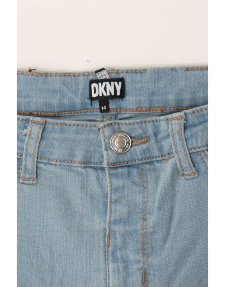 DKNY Boys Distressed Denim Shorts 13-14 Years  Blue Cotton Vintage Dkny and Second-Hand Dkny from Messina Hembry 