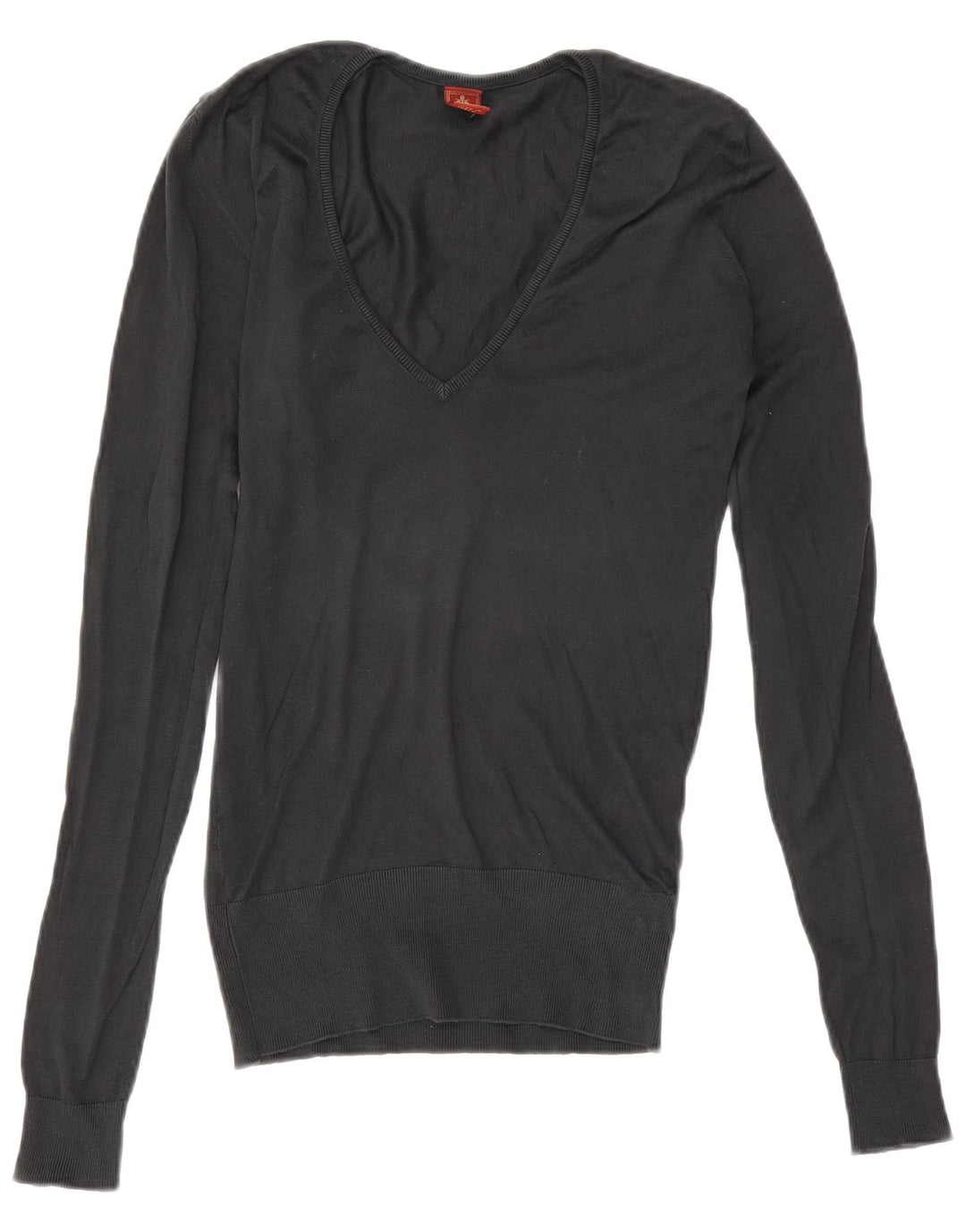 Dondup Γυναικείο πουλόβερ με λαιμόκοψη UK 10 Small Black