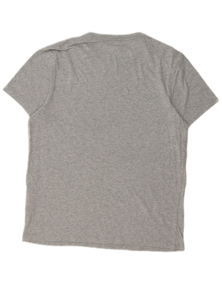 J. CREW Ανδρικό γραφικό T-Shirt Top Medium Grey Cotton