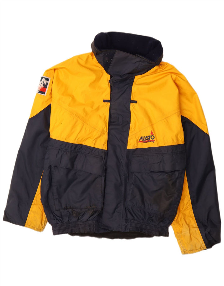 Musto ανδρικό μπουφάν σκι UK 40 Large Yellow Colorblock Nylon