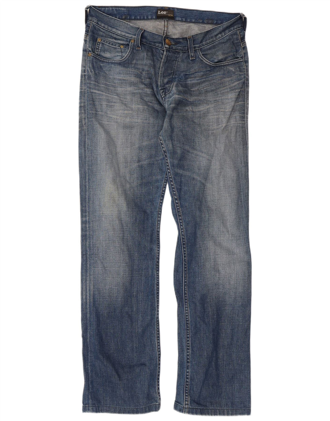 Lee Mens Straight Jeans W32 L31 Blue