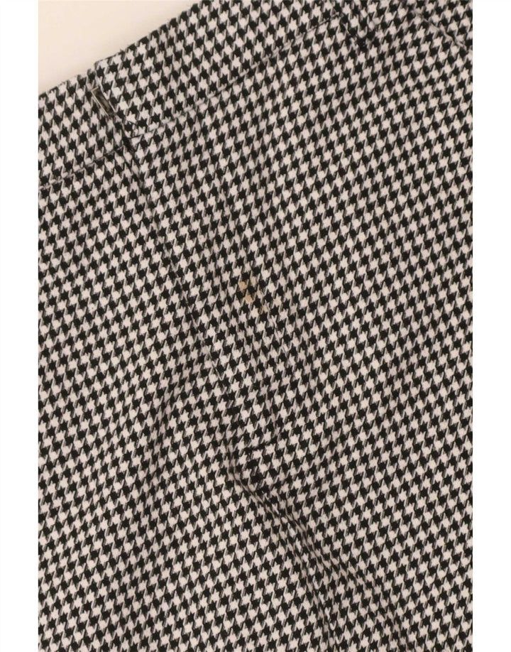 Zara Γυναικείο σορτς Chino Small W26 Black Houndstooth