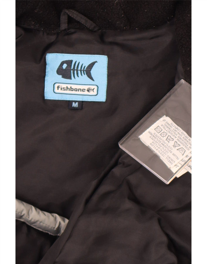 Ανδρικό μπουφάν με κουκούλα Fishbone UK 38 Medium Grey Colourblock Nylon