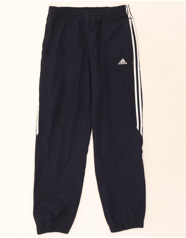 Adidas Mens Tracksuit Trousers Joggers Medium Navy Blue Polyester