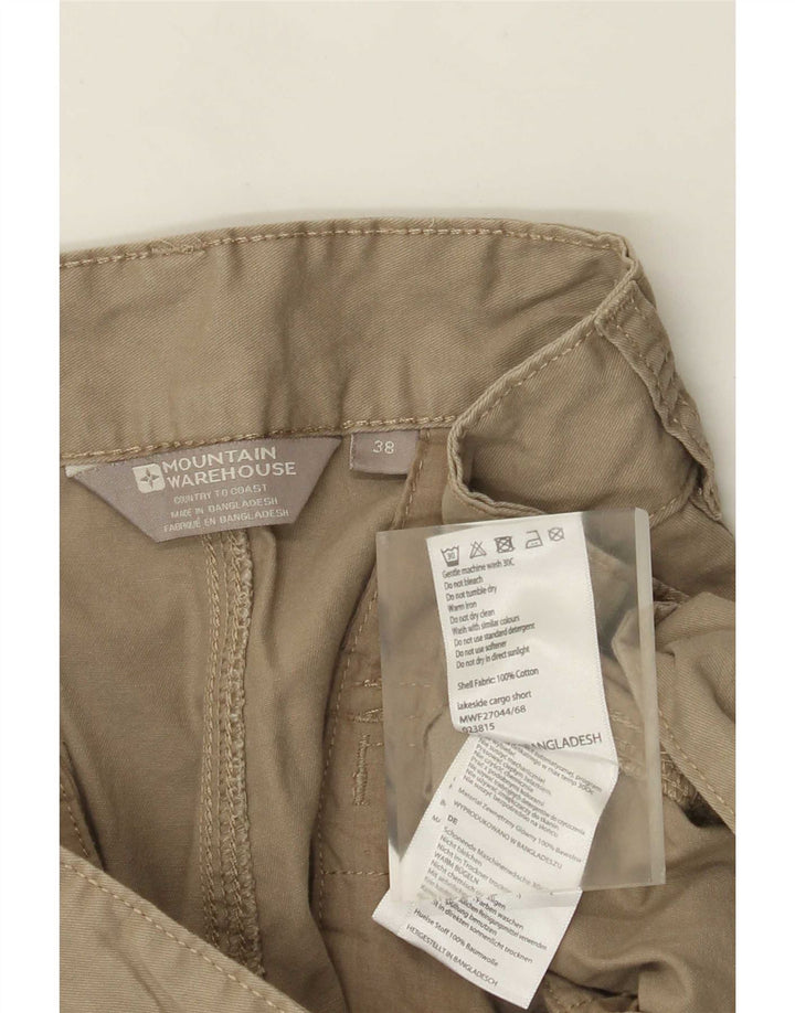Ανδρικό σορτς Cargo Mountain Warehouse W38 XL Χακί βαμβακερό