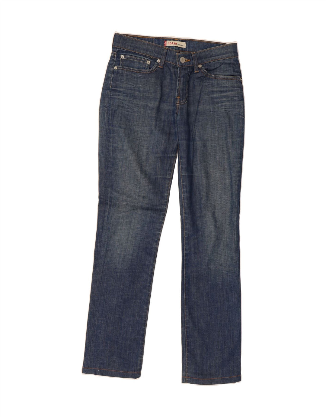 LEVI'S Womens Straight Jeans W28 L30 Blue Vintage Levi's and Second-Hand Levi's from Messina Hembry 
