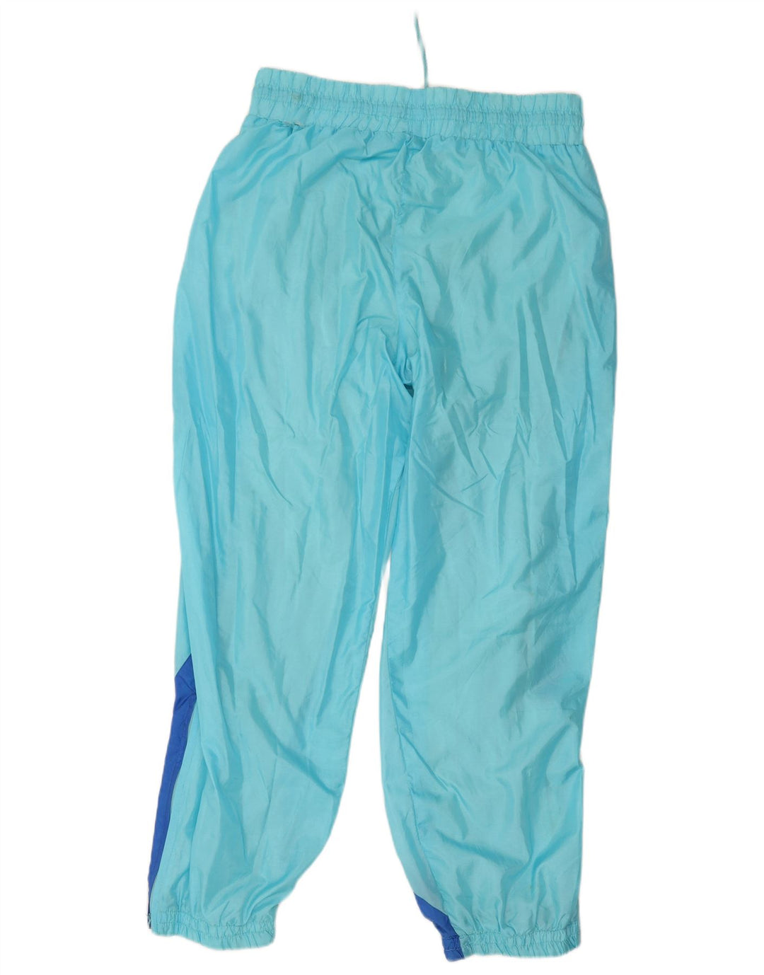 Vintage γυναικεία αθλητική φόρμα παντελόνι 2XL Blue Colourblock Polyamide