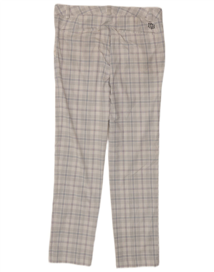 Ανδρικό παντελόνι Chino PUMA Slim W34 L34 White Check Polyester