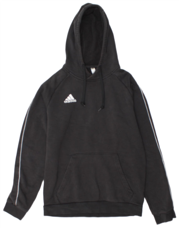 Ανδρικό φούτερ Adidas, μεσαίο μαύρο βαμβακερό