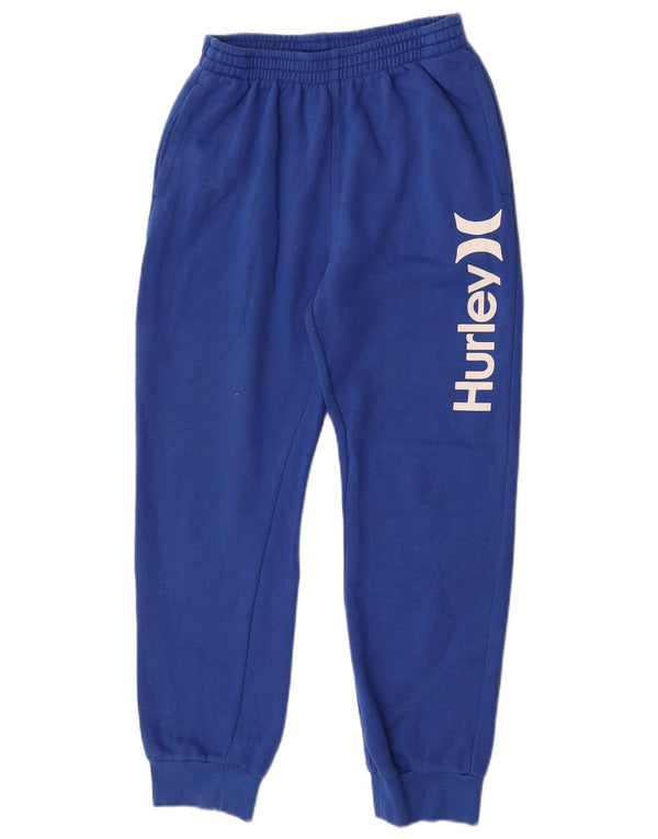 Hurley Boys Graphic αθλητική φόρμα παντελόνι Joggers 15-16 ετών μπλε βαμβακερό
